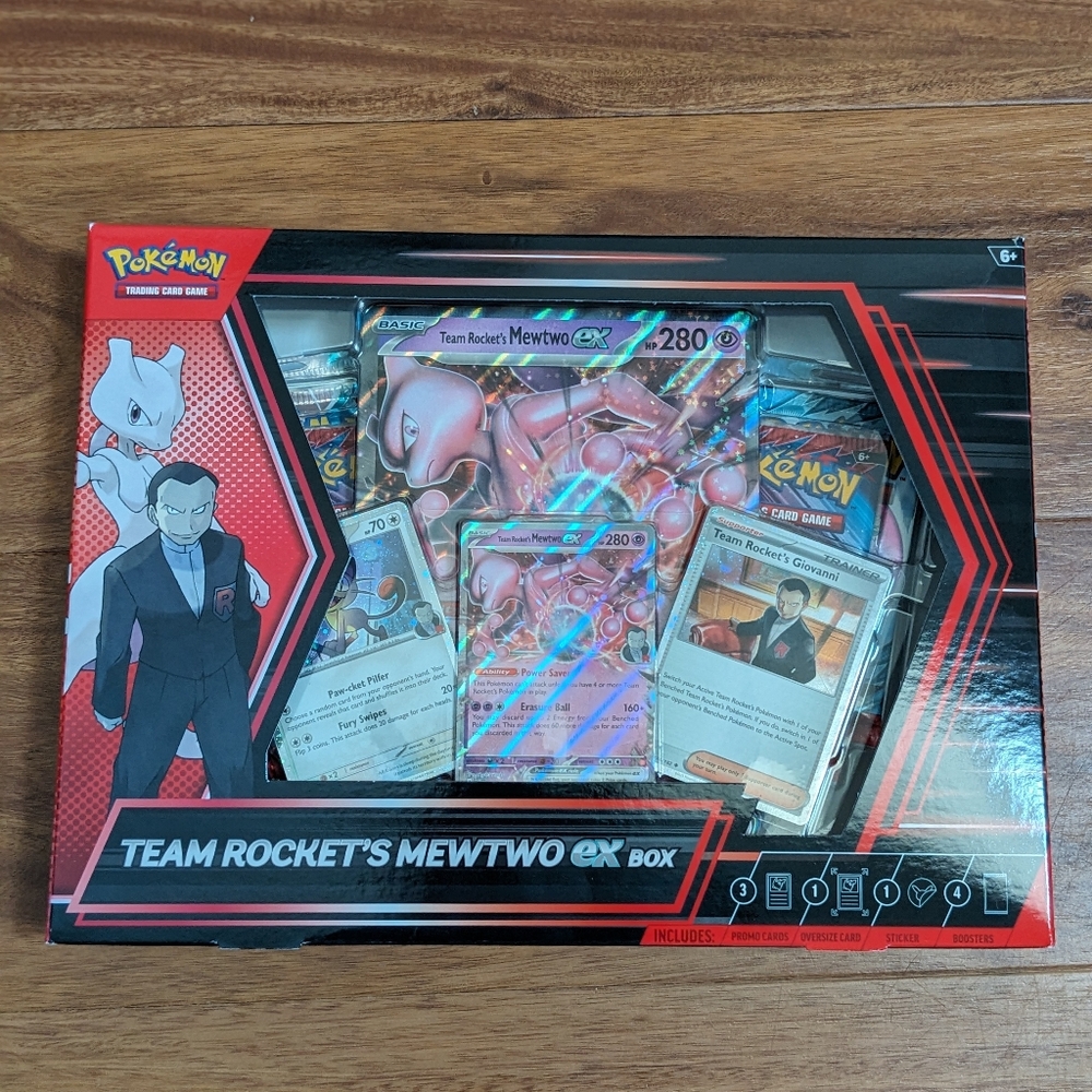 NEW Pokemon Team Rockets Mewtwo Box Factory Sealed! Destined Rivals